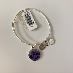 Alex and Ani Peace and Love Bangle Bracelet